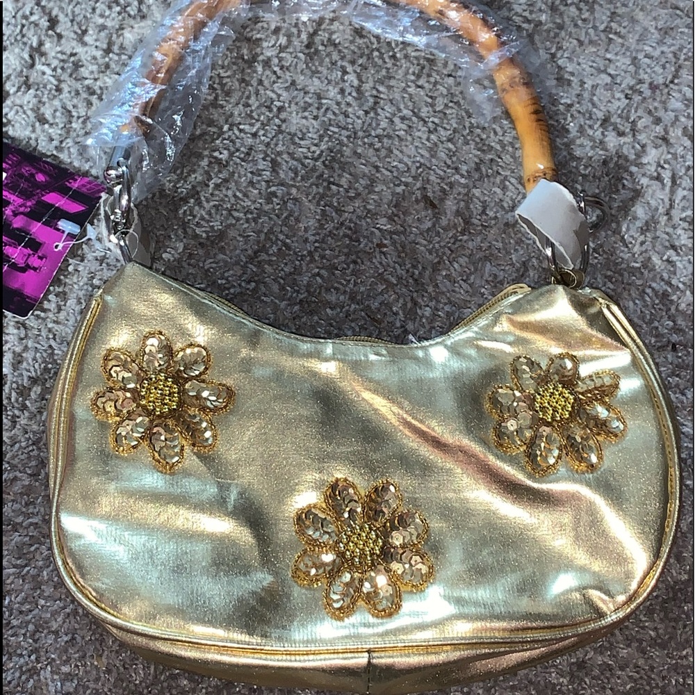 NYA Gold Bag. NWT